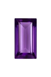 3.70 Ct Natural Purple Tanzanite Flawless Baguette Cut CERTIFIED Loose Gemstone